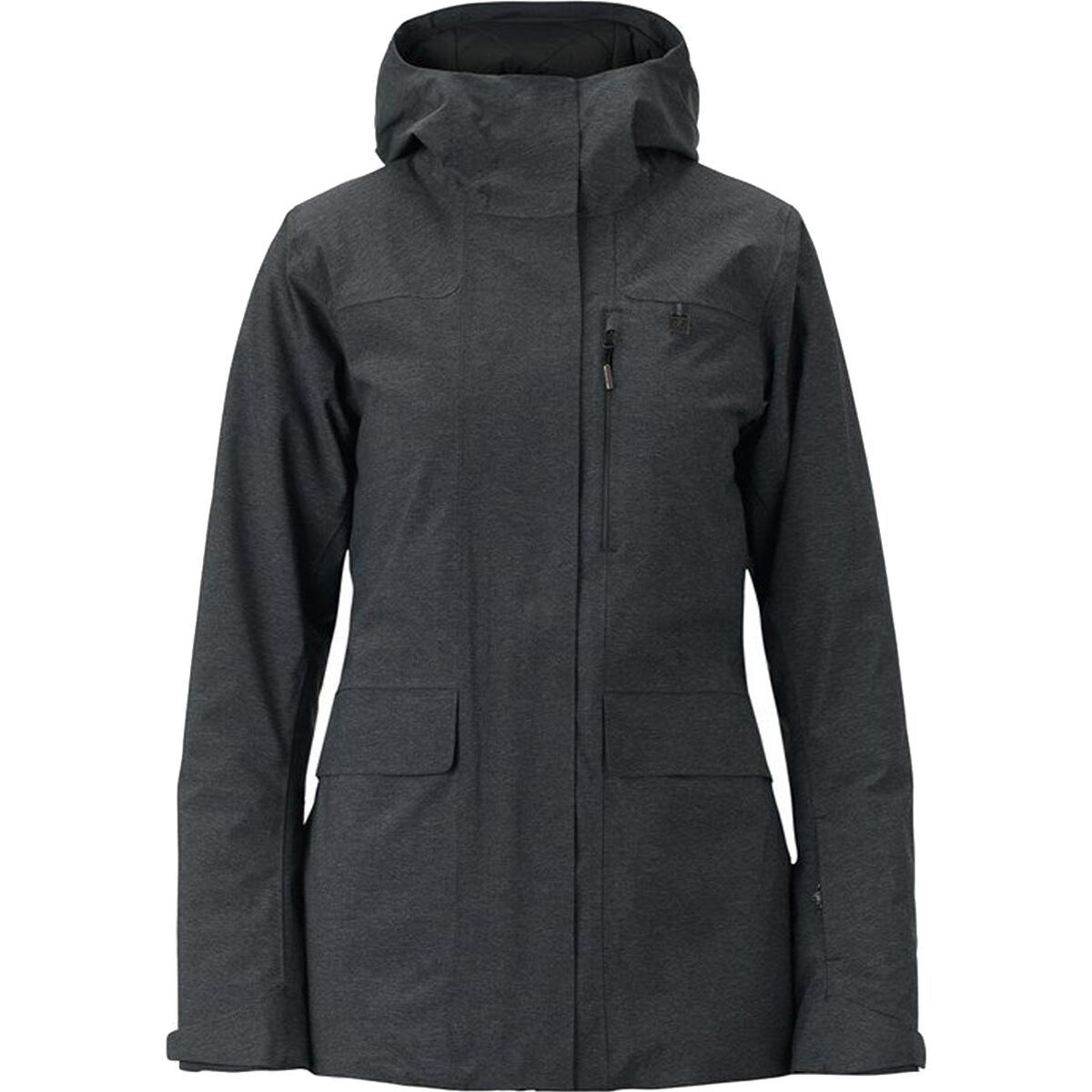 Image of Strafe Outerwear Castle Jacket-Women's Heather Black2019, XS