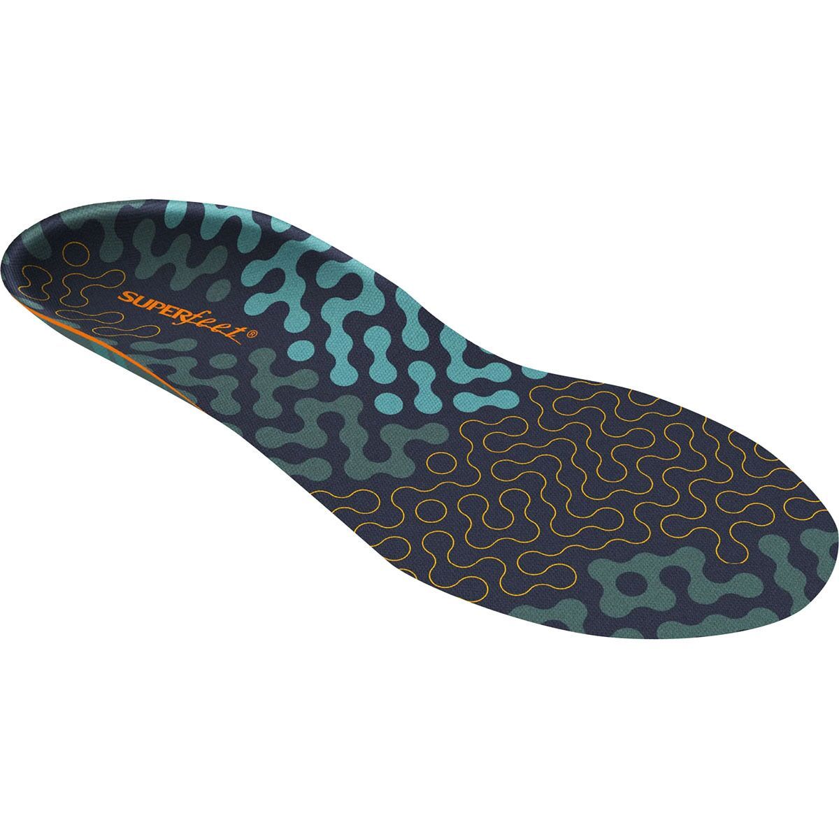 Image of Superfeet Run Cushion High Arch Footbed Sea Pine, C 5.5-7M/6.5-8W