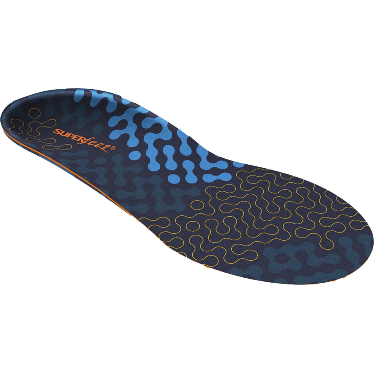 Image of Superfeet Run Cushion Medium Arch Footbed Riviera, F 11.5-13M