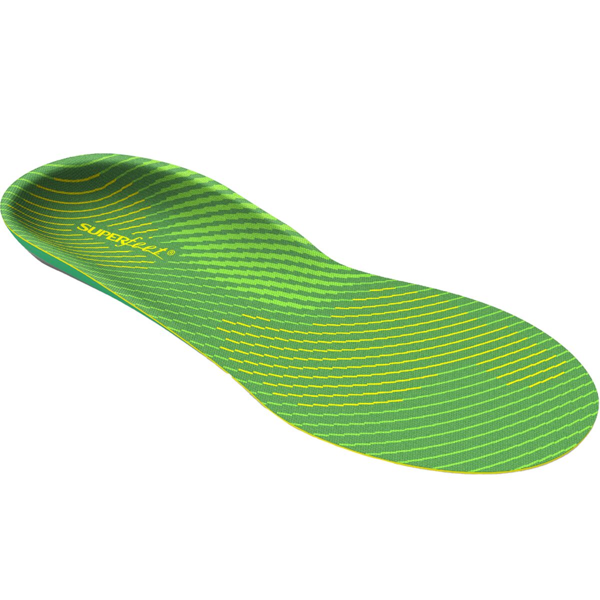 Image of Superfeet Run Support High Arch V2 Footbed Citron, B