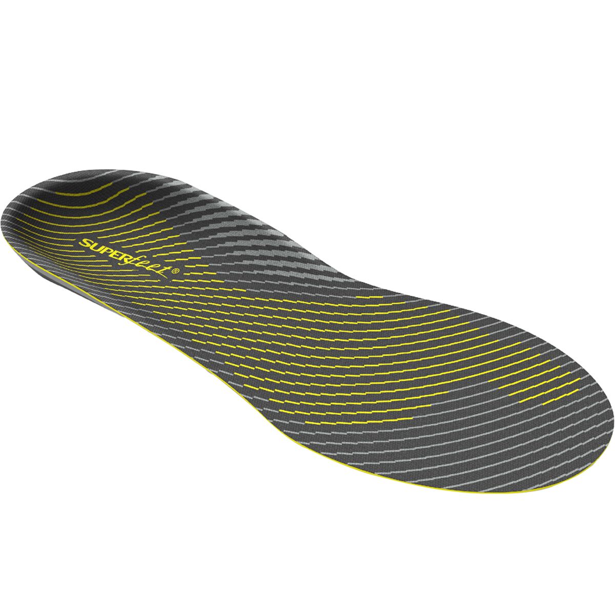 Image of Superfeet Run Support Low Arch V2 Footbed Gunmetal, B