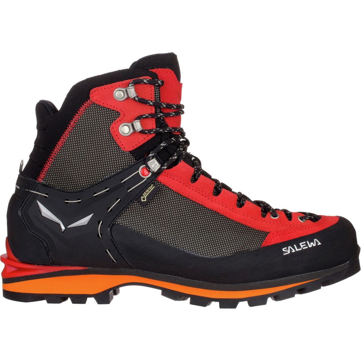 Salewa Crow GTX Boot - Men's Black/Papavero, 11.0