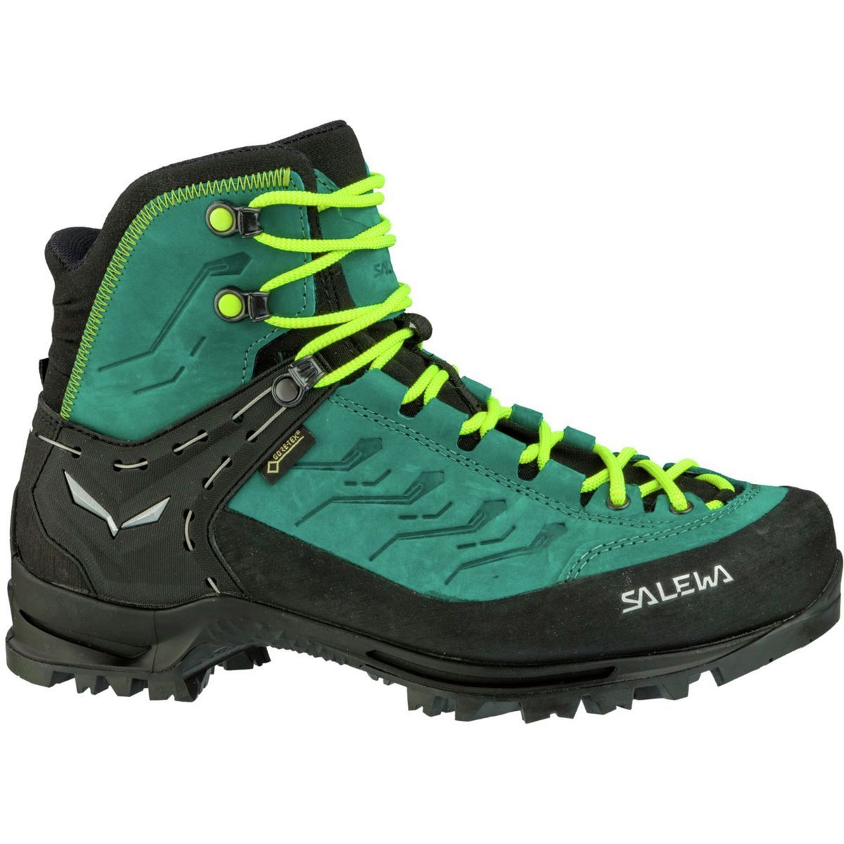 Image of Salewa Rapace GTX Boot - Women's Shaded Spruce/Sulphur Spring, 6.0