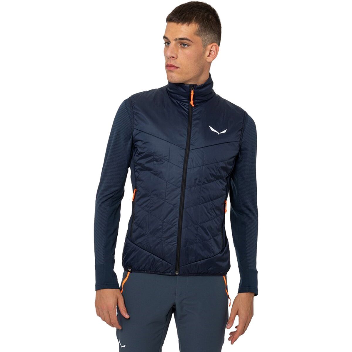 Salewa Ortles Hybrid TW CLT Vest - Men's Navy Blazer/0910, S