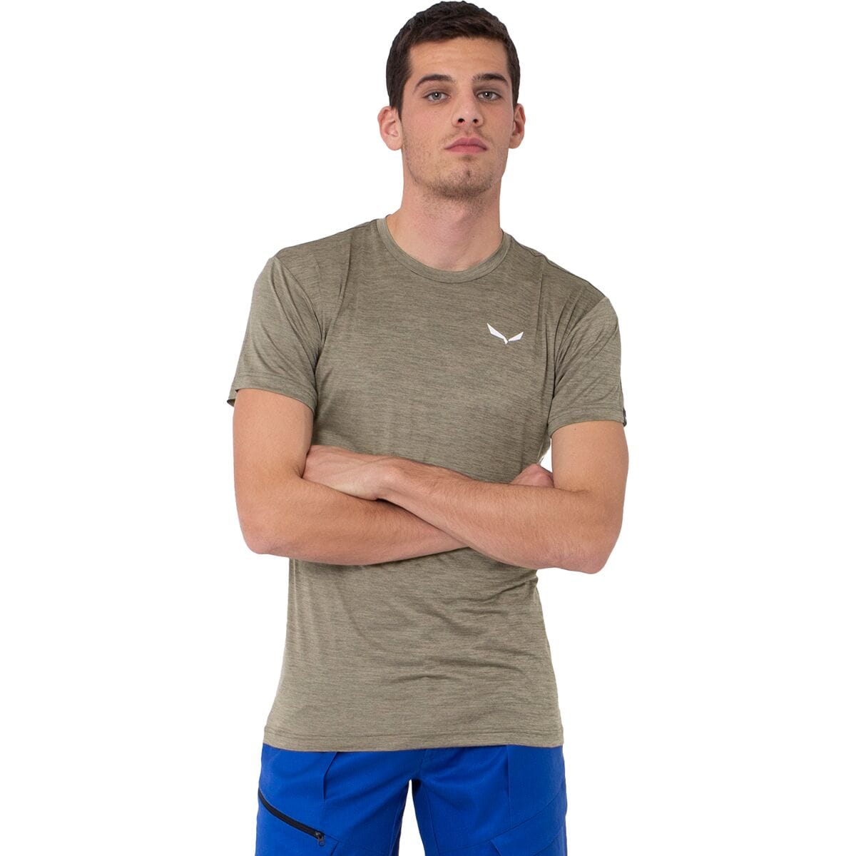 Puez Melange Dry Short-Sleeve Shirt - Men