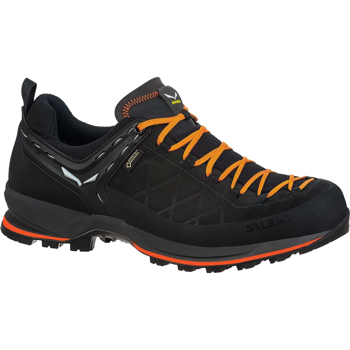 Salewa Mountain Trainer 2 GTX Hiking Shoe - Men's Black/Carrot, 7.5
