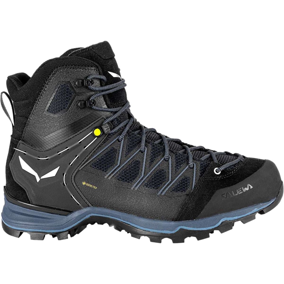 Image of Salewa Mountain Trainer Lite Mid GTX Hiking Boot - Men's Black/Black, 8.0