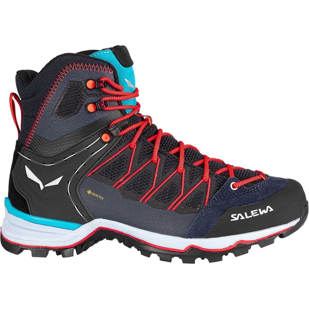 Image of Salewa Mountain Trainer Lite Mid GTX Hiking Boot - Women's Premium Navy/Blue Fog, 11.0