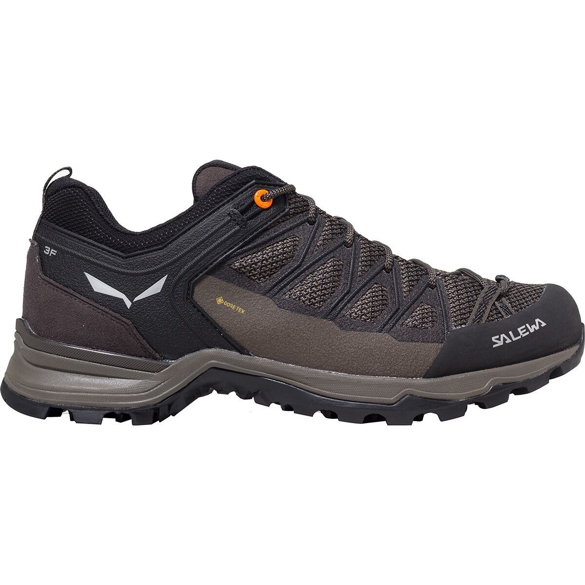 Image of Salewa Mountain Trainer Lite GTX Hiking Shoe - Men's Wallnut/Fluo Orange, 11.0