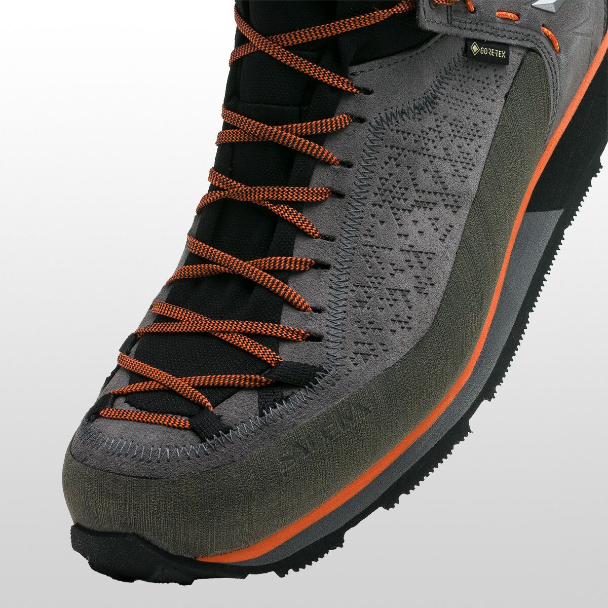 Salewa MTN Trainer 2 GTX Boots Men\'s Size 9.5 Gray Orange Leather Wool Goretex MOUNTAIN TRAINER 2 MID GORE-TEX® BOOT MEN | Salewa® USA main image 2