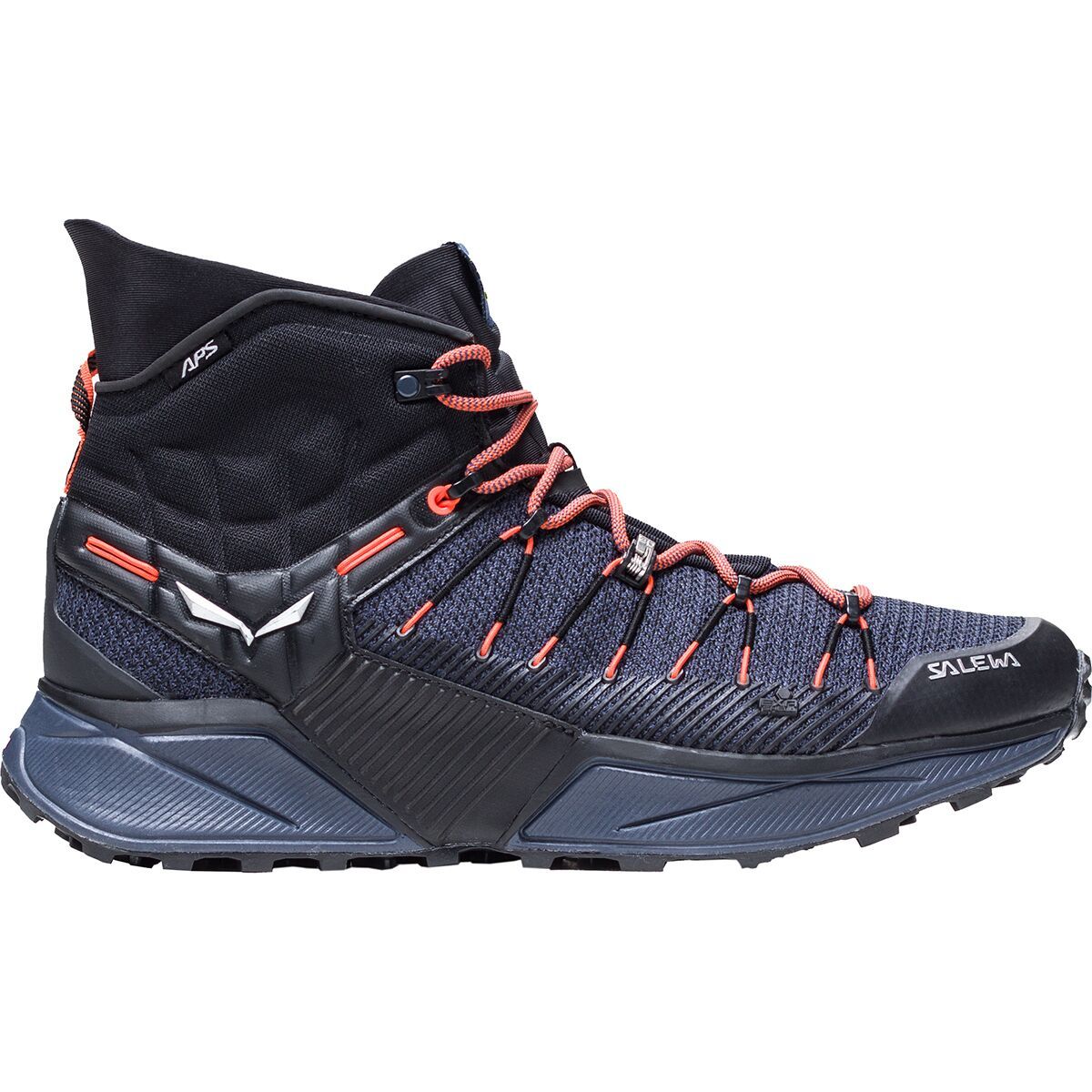 Salewa Dropline Mid Hiking Boot - Men's Black/Ombre Blue, 8.5