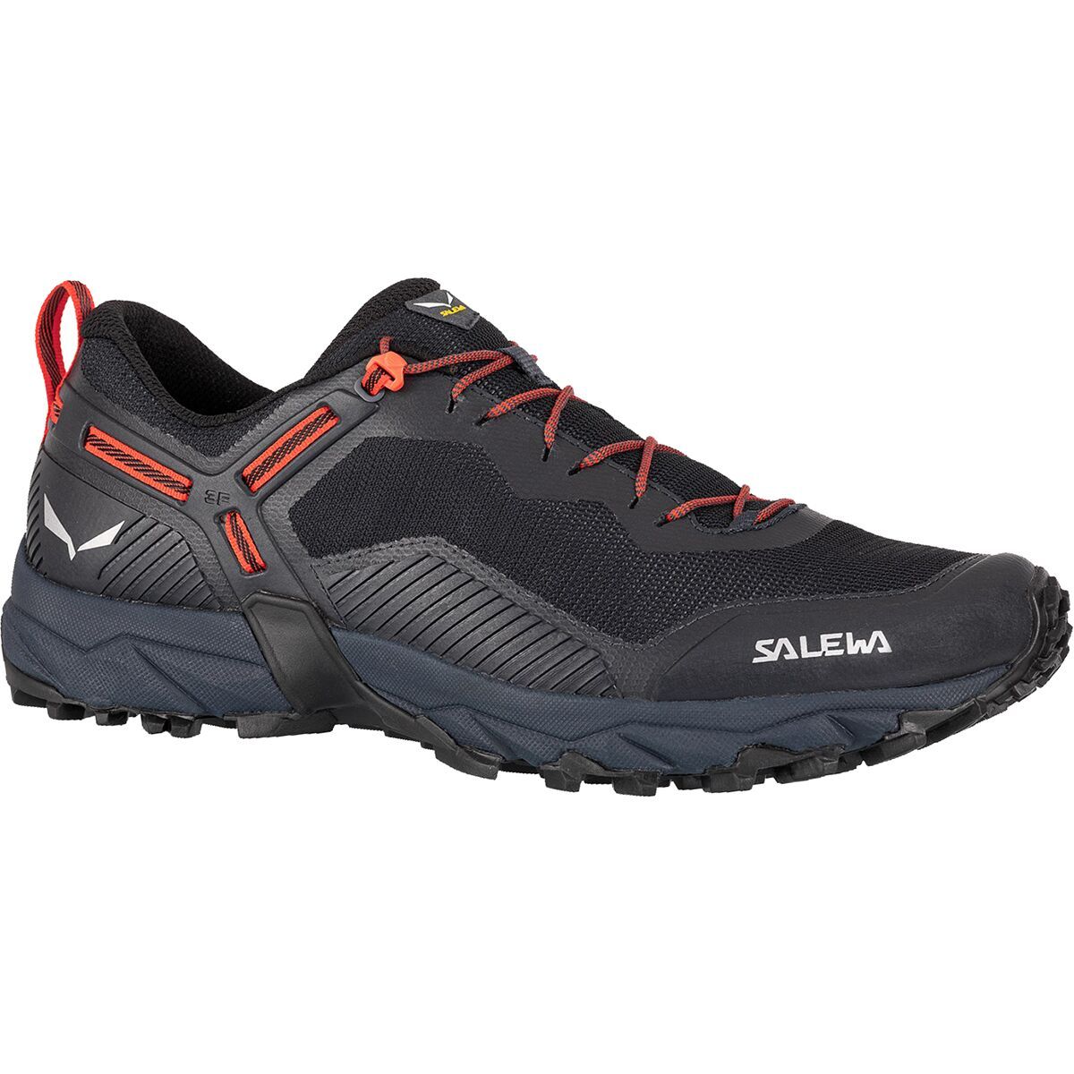 Salewa Ultra Train 3 Trail Running Shoe - Men's Ombre Blue/Red Orange, 12.0