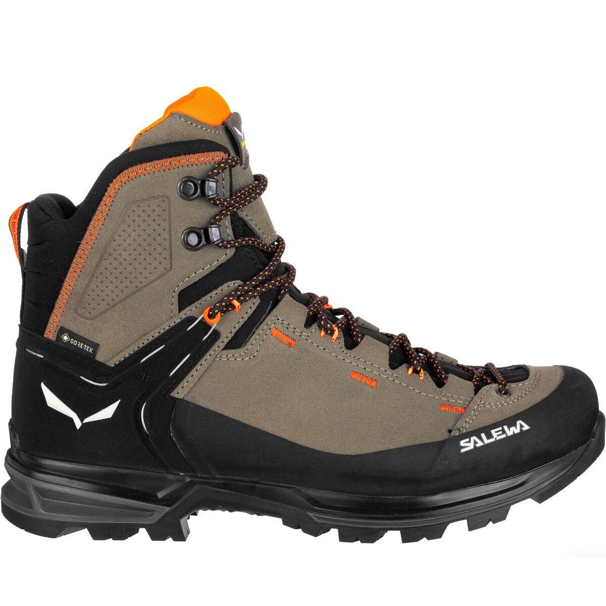 Image of Salewa Mountain Trainer 2 Mid GTX Backpacking Boot - Men's Bungee Cord/Black, 10.5