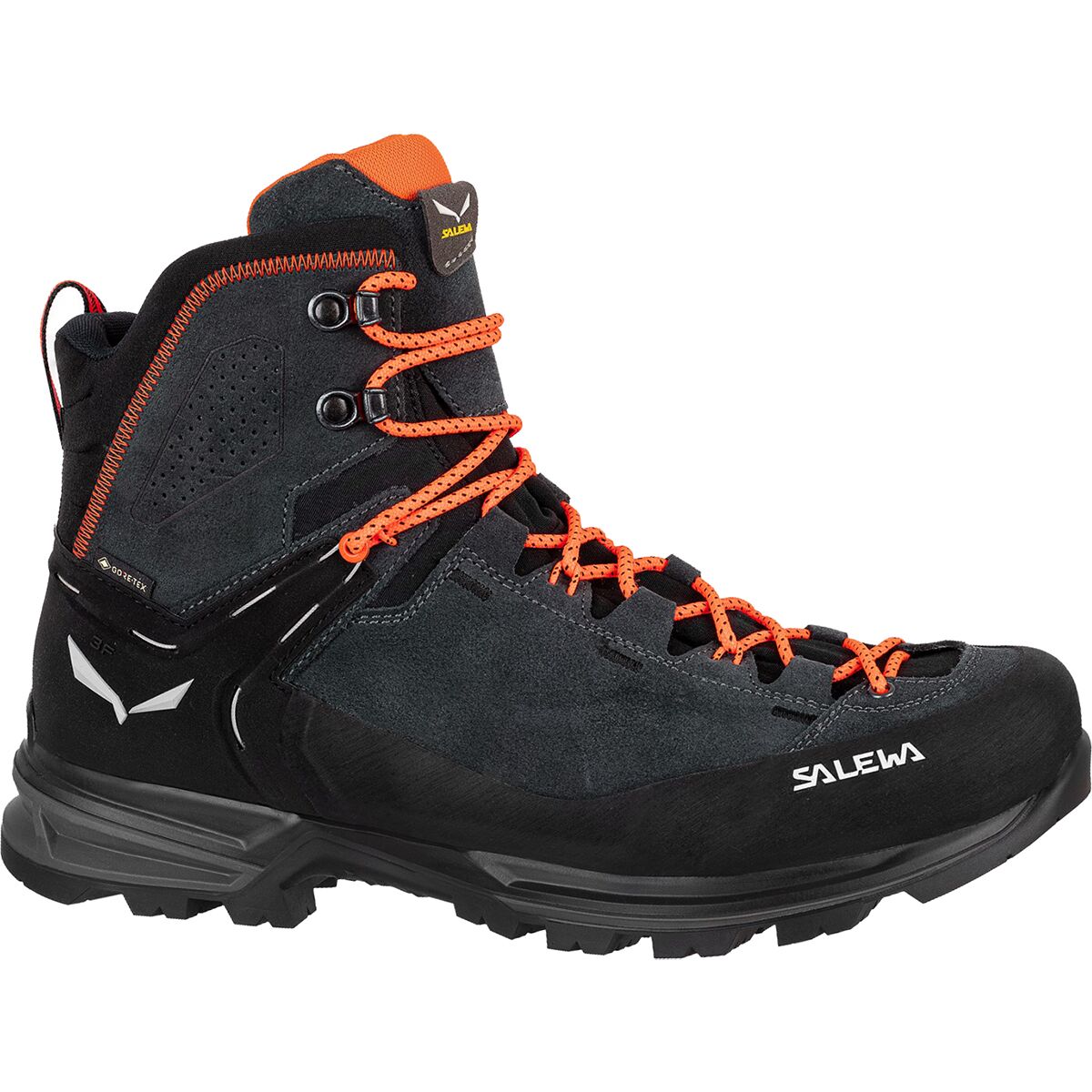 Image of Salewa Mountain Trainer 2 Mid GTX Backpacking Boot - Men's Onyx/Black, 13.0