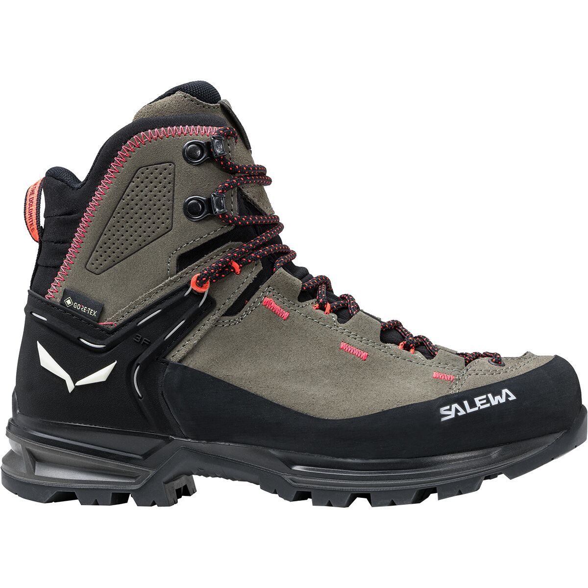 Image of Salewa Mountain Trainer 2 Mid GTX Backpacking Boot - Women's Bungee Cord/Black, 9.0