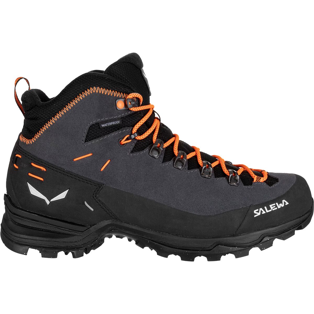 Image of Salewa Alp Mate Winter Mid WP Hiking Boot - Men's Onyx/Black, 10.0