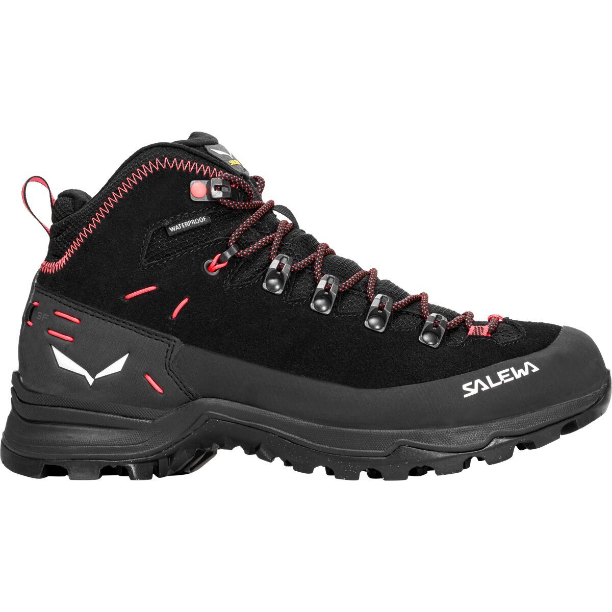 Image of Salewa Alp Mate Winter Mid WP Hiking Boot - Women's Asphalt/Black, 8.0