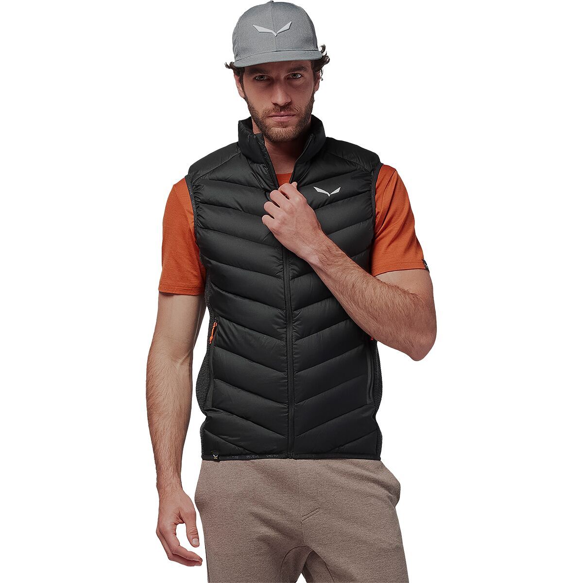 Salewa Fanes Sarner/Rdsdwn Hybrid Vest - Men's Black Out, L