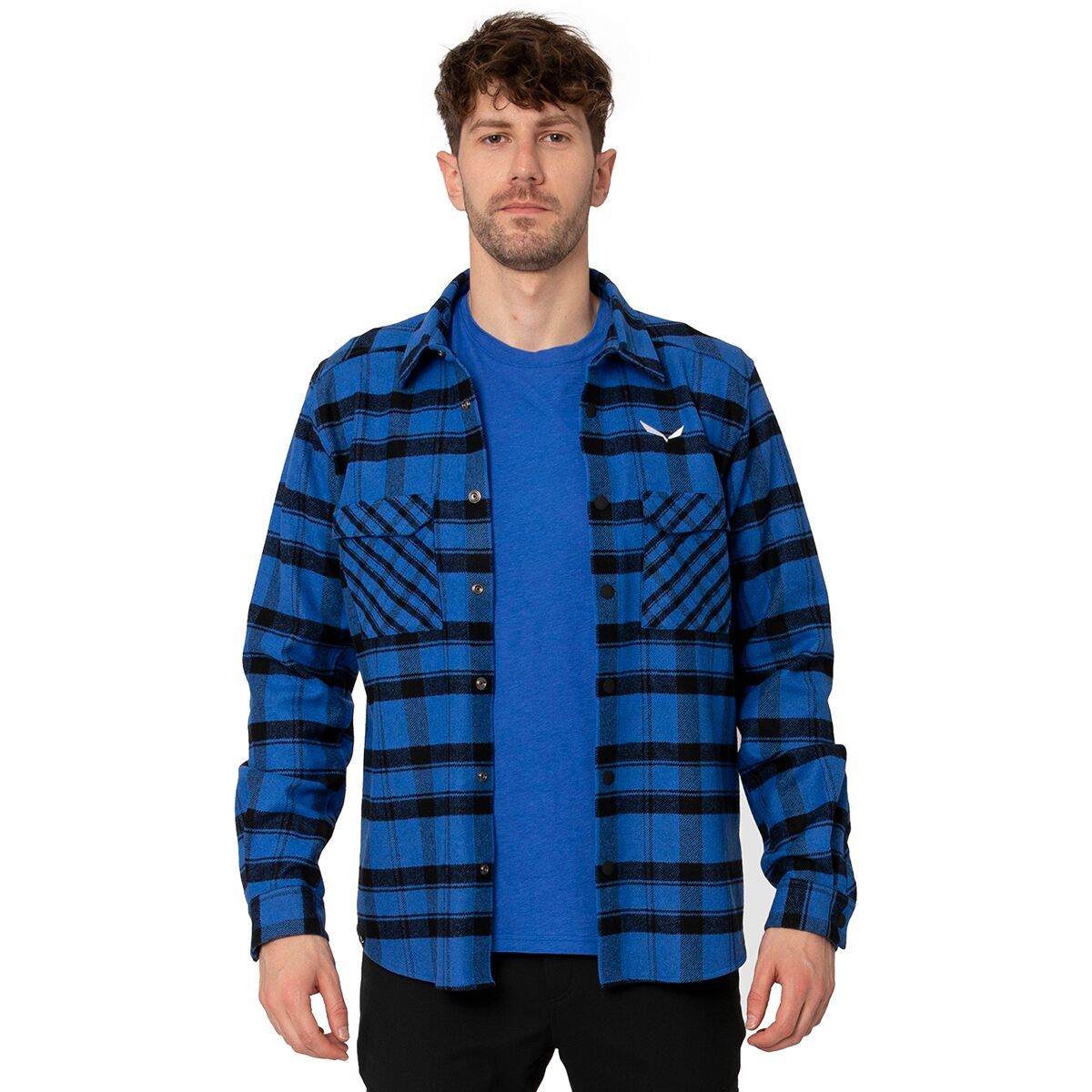 Salewa Puez AW Long-Sleeve Shirt - Men's Electric, M