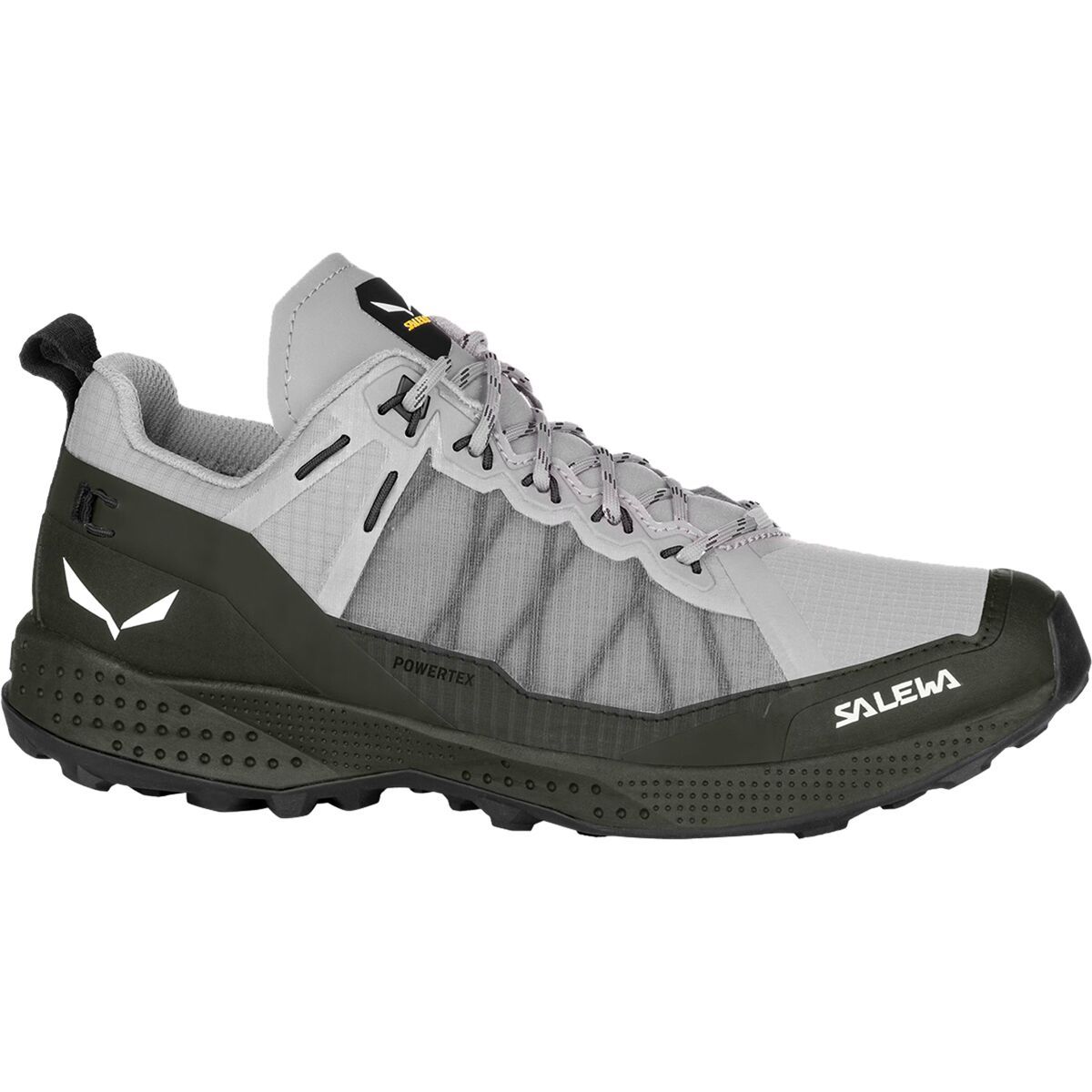 Image of Salewa Pedroc PTX Hiking Shoe - Men's Alloy/Dark Olive, 8.0