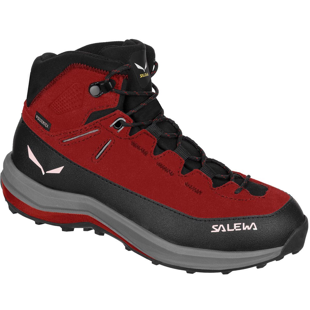 Salewa Mtn Trainer 2 Mid PTX Hiking Boot - Kids' Flame/Flame, 2.0