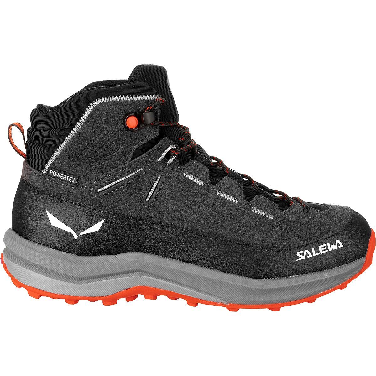 Salewa Mtn Trainer 2 Mid PTX Hiking Boot - Kids' Onyx/Alloy, 6.0