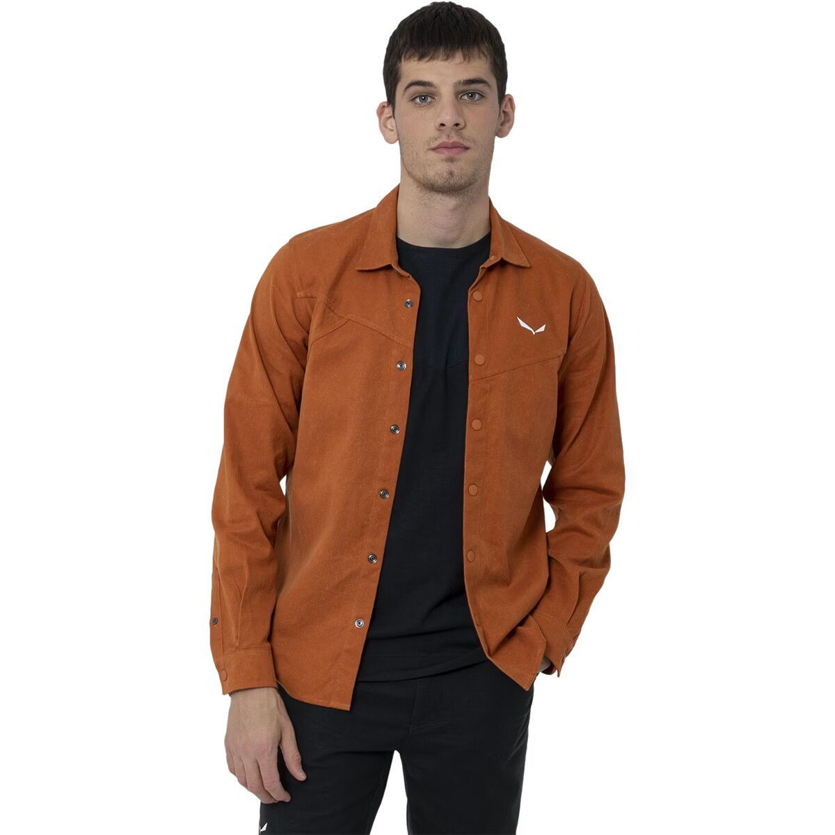 Salewa Fanes Hemp Long-Sleeve Shirt - Men's Autumnal, XL