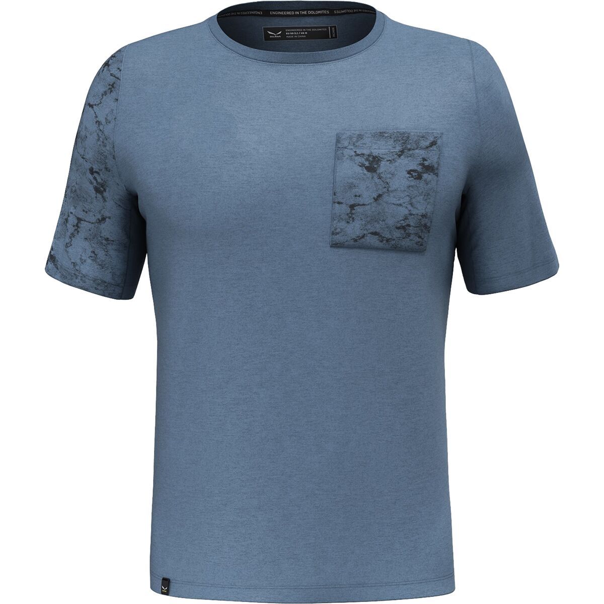 Salewa Lavaredo Hemp Pocket T-Shirt - Men's Java Blue, L