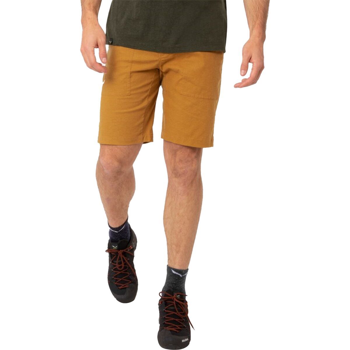 Salewa Lavaredo Hemp Ripstop Short - Men's Golden Brown, XL