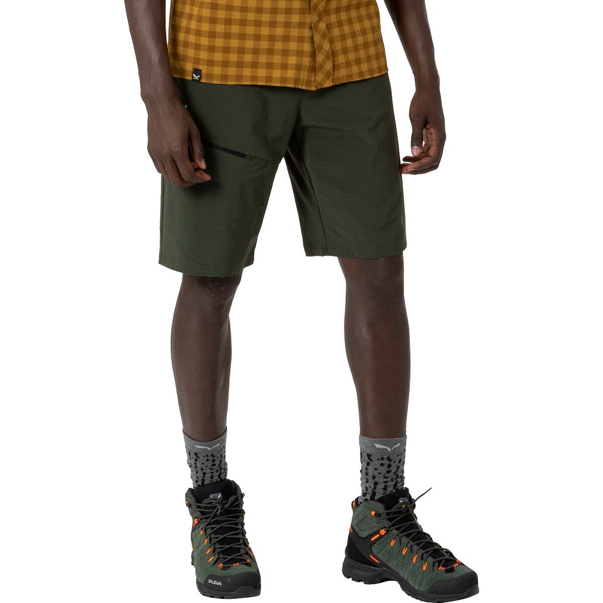 Salewa Puez 3 DST Shorts - Men's Dark Olive, L