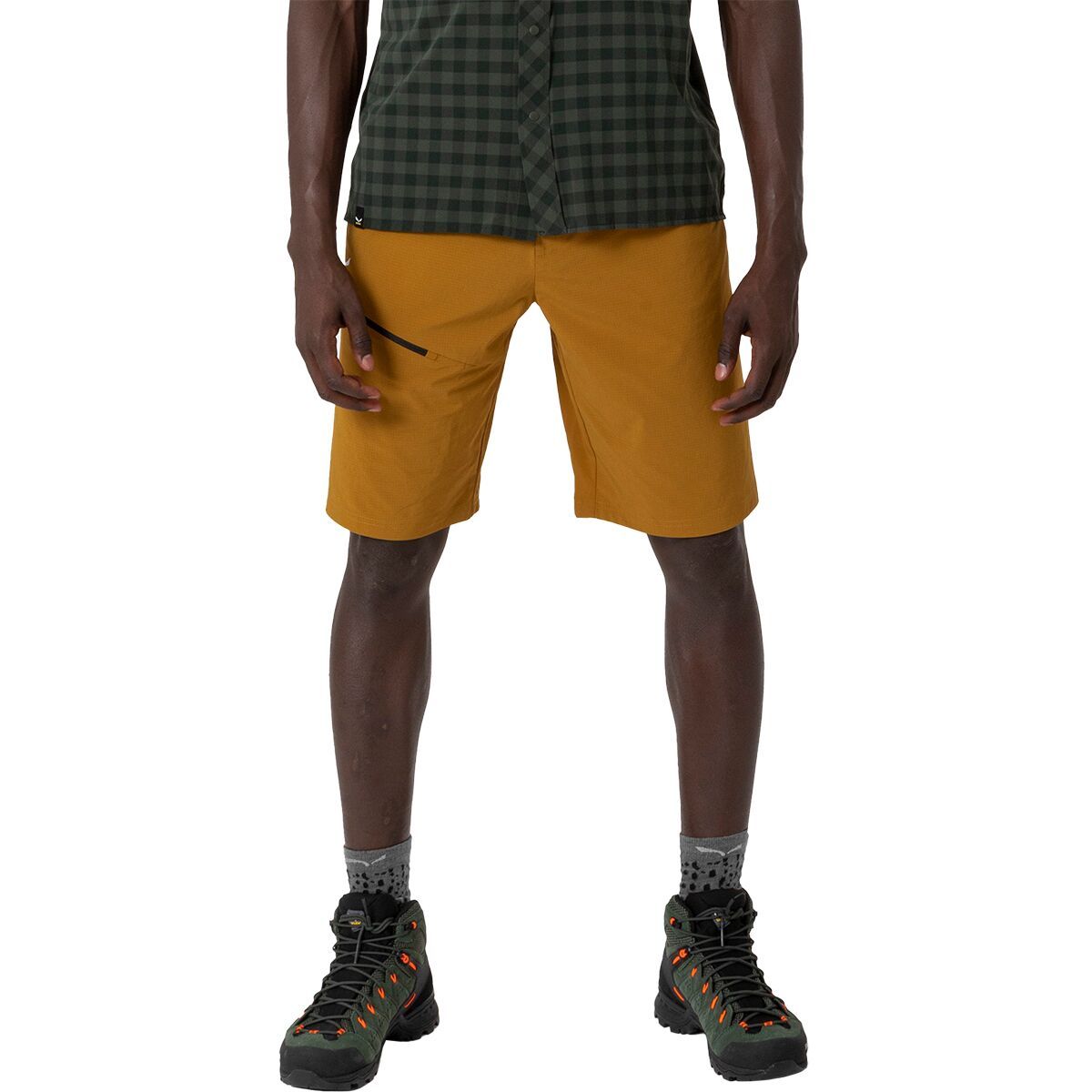 Salewa Puez 3 DST Shorts - Men's Golden Brown, XL