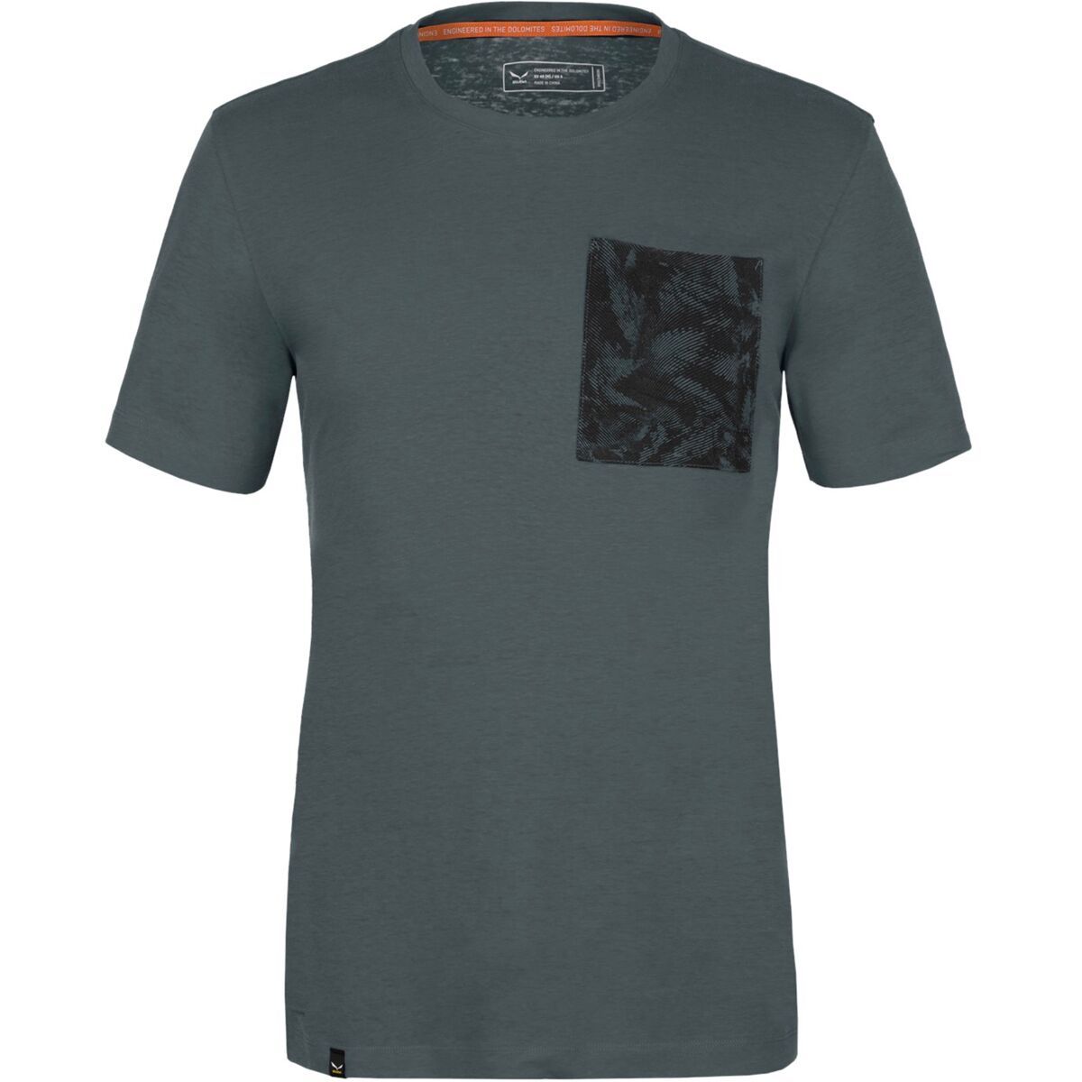 Salewa Puez Hemp Pocket T-Shirt - Men's Onyx, XS