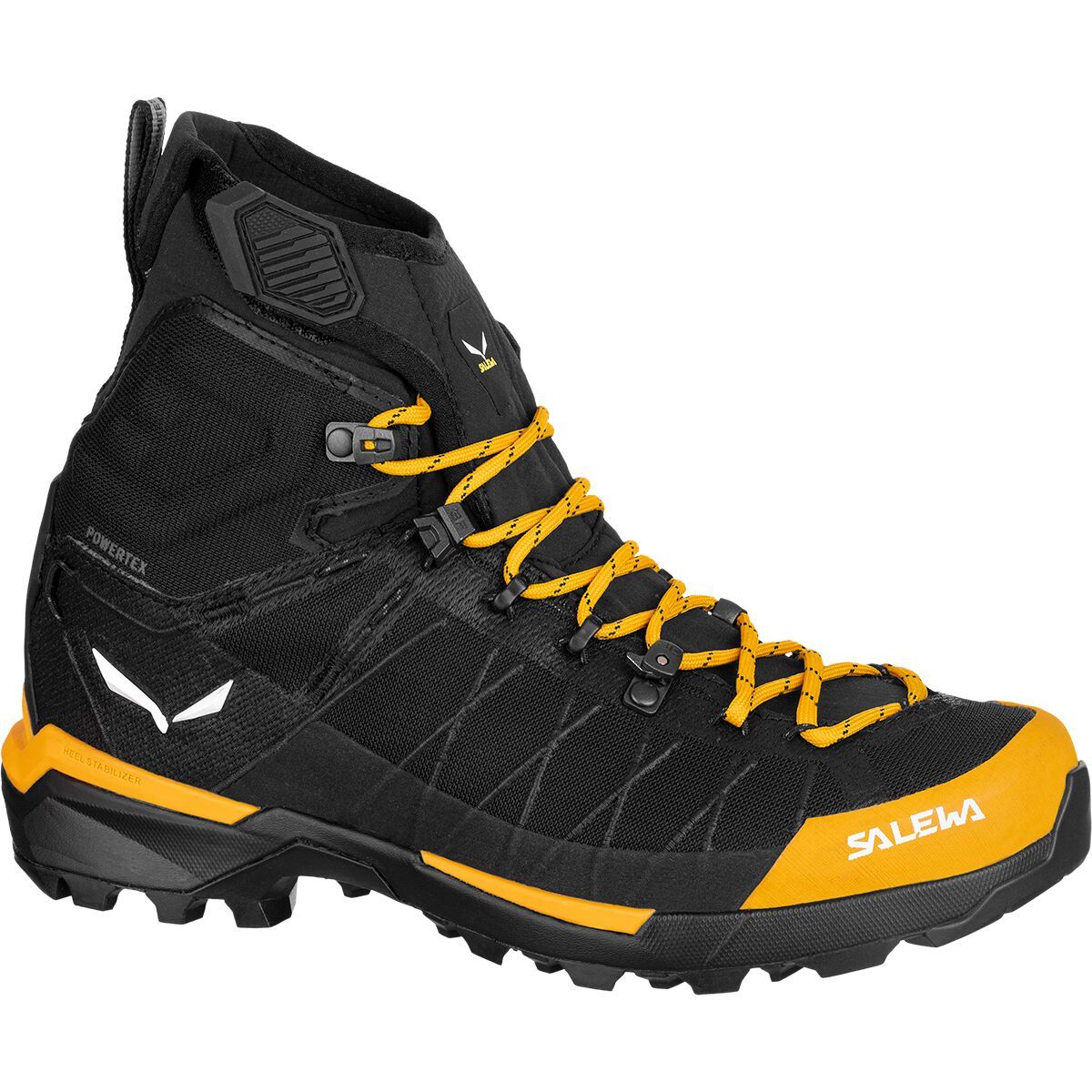 Salewa Ortles Light Mid PTX Boot - Men's Gold/Black, 12.5