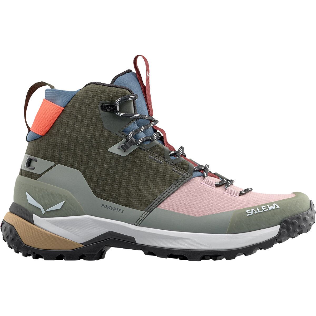 Salewa Puez Mid PTX Hiking Boot - Women's Dark Olive/Shadow, 9.0