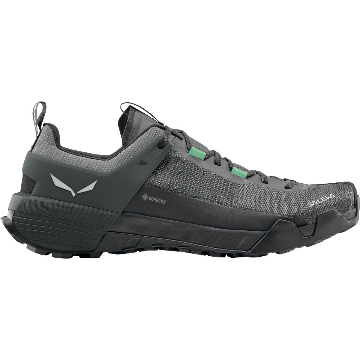 Image of Salewa Wildfire NXT GTX Hiking Shoe - Men's Onyx/Olive, 11.5