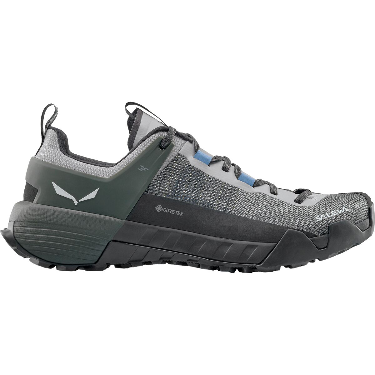 Image of Salewa Wildfire NXT GTX Hiking Shoe - Women's Alloy/Dark Olive, 9.5