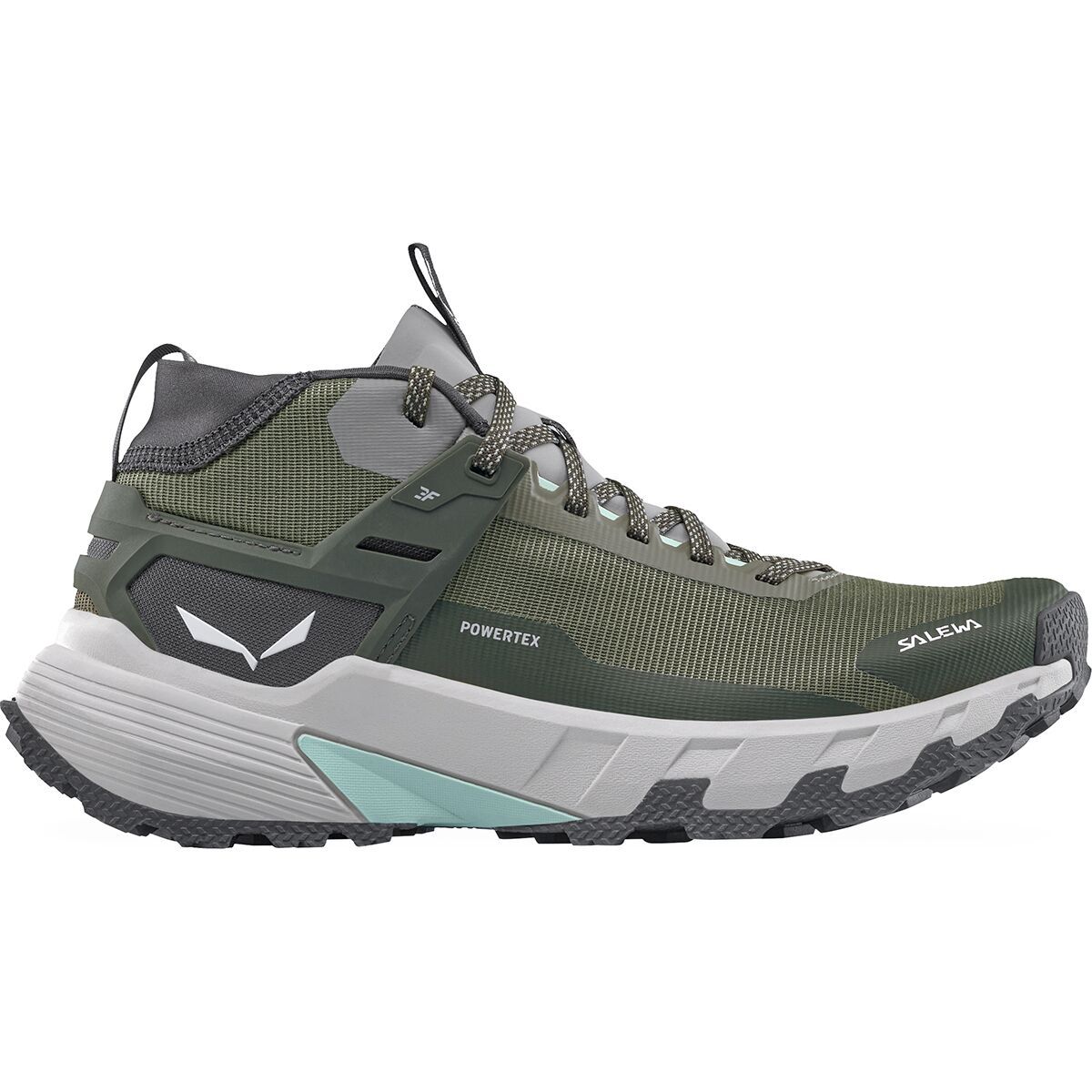 Image of Salewa Pedroc 2 Mid PTX Boot - Women's Faded Green/Dark Olive, 11.0
