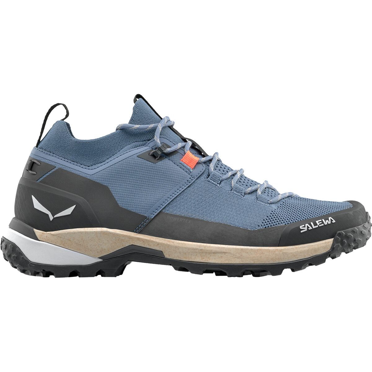 Image of Salewa Puez 2 Knit PTX Shoe - Men's Java Blue/Black, 10.5