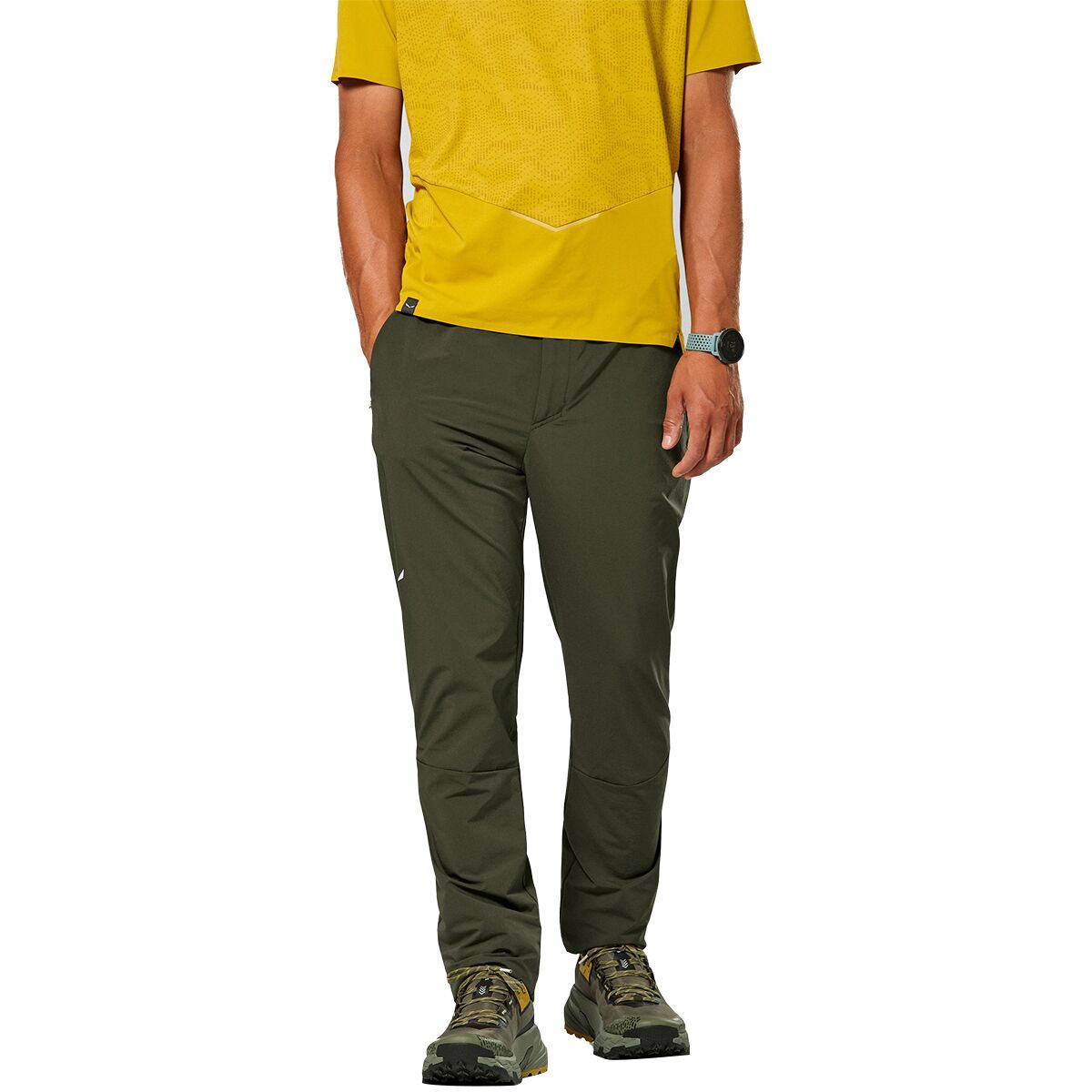 Image of Salewa Pedroc 5 DST Pant - Men's Dark Olive, XL