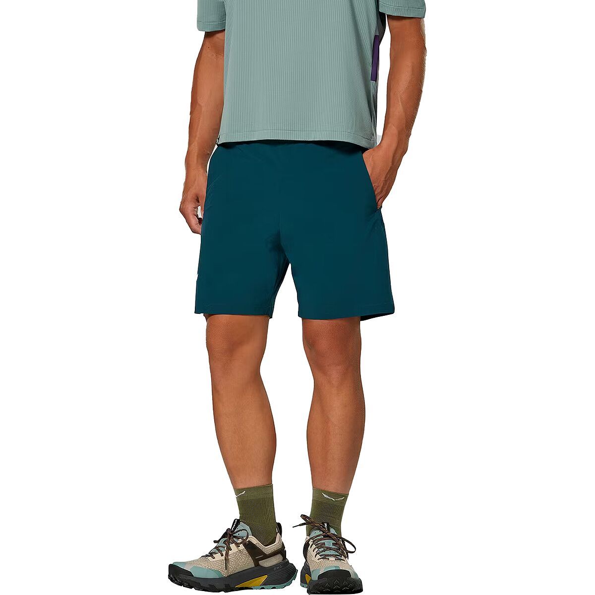 Image of Salewa Pedroc DST Light Short - Men's Pond Blue, M