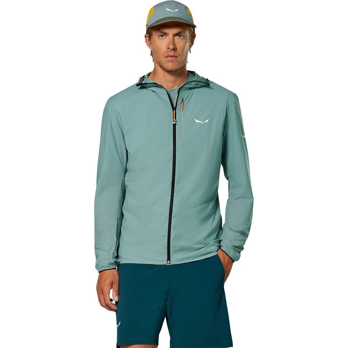 Image of Salewa Pedroc Wind HD Light Jacket - Men's Willow, M