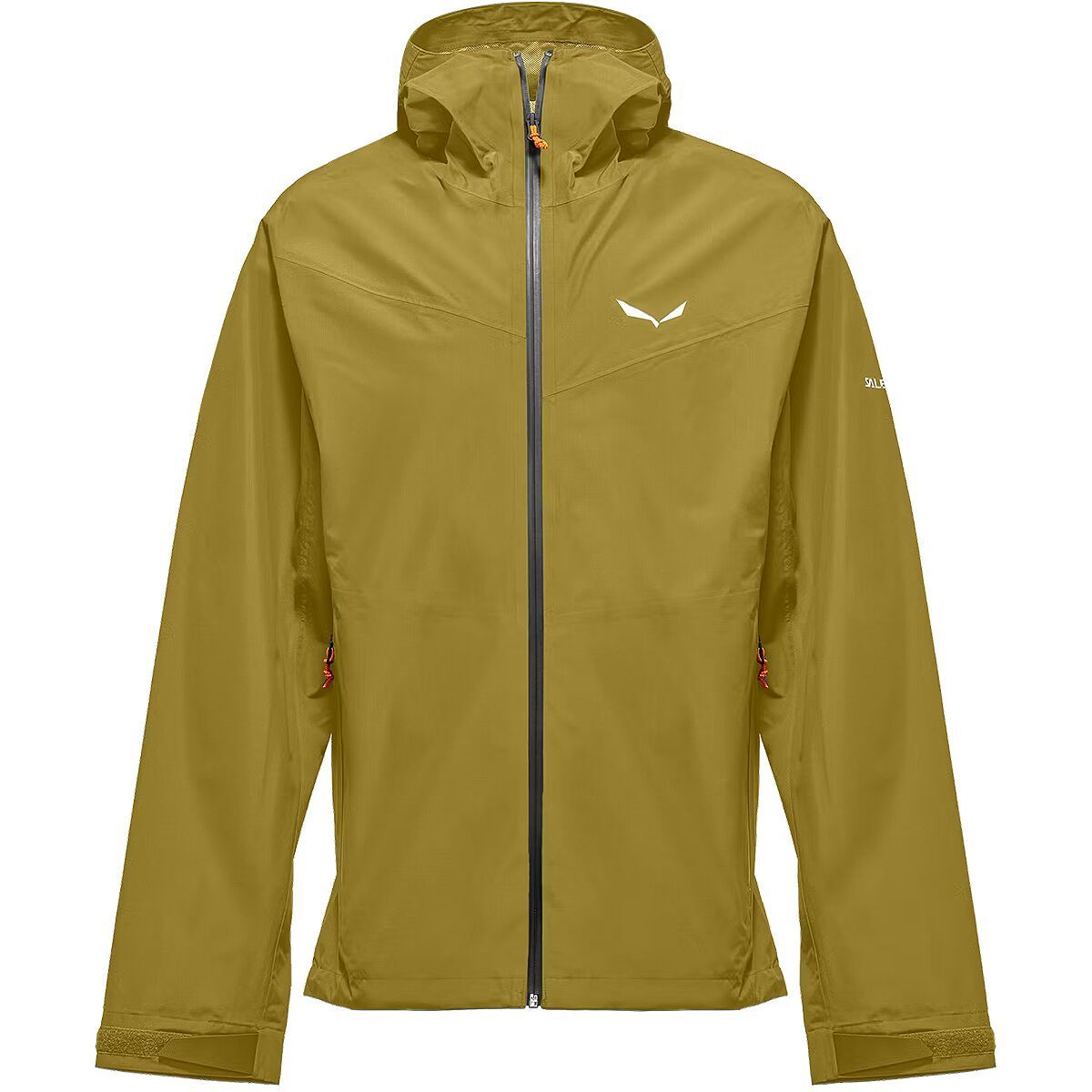 Image of Salewa Puez 2.5L PTX Jacket - Men's Olive Oil/Multi, L