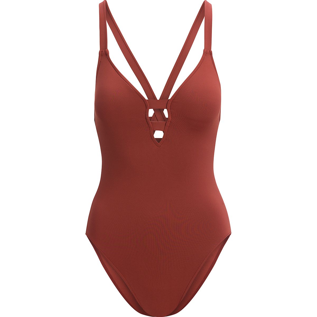 Active Deep V Maillot One-Piece Swimsuit - Women