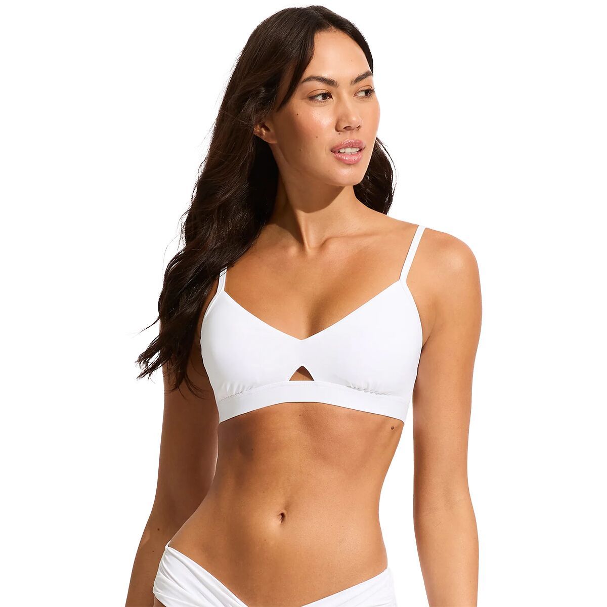 Image of Seafolly Active Hybrid Bralette - Women's White2, 12