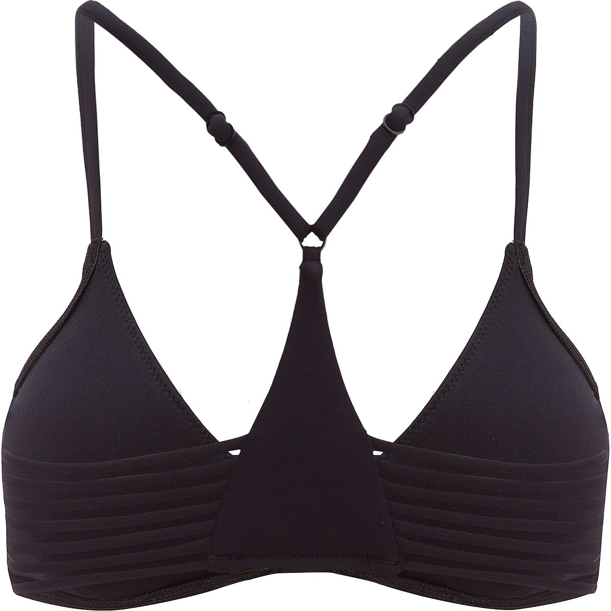 Seafolly Active Multi Rouleau Bralette Bikini Top - Women's Black 4 | eBay
