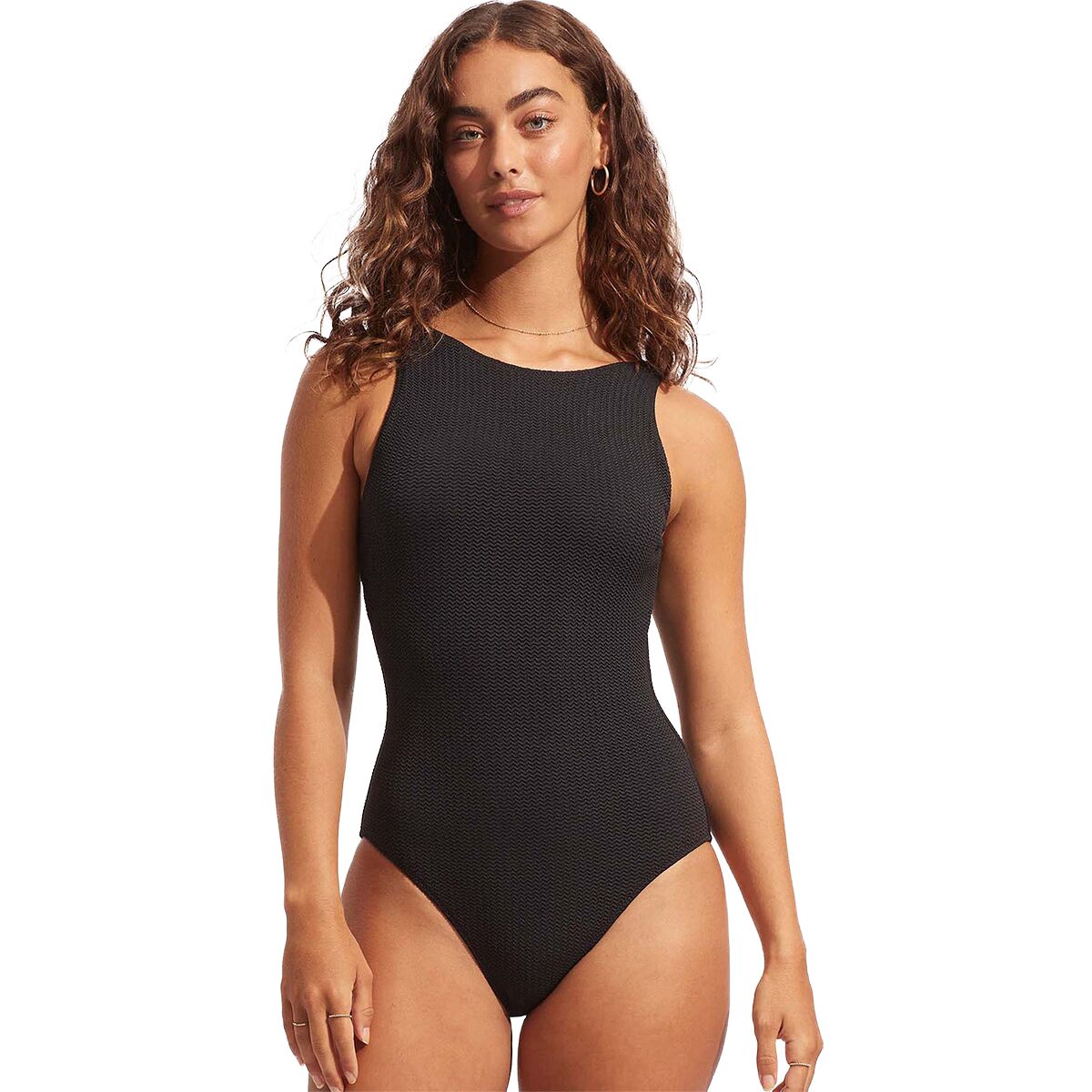 Seadive High Neck Maillot One-Piece Swim Suit - Women