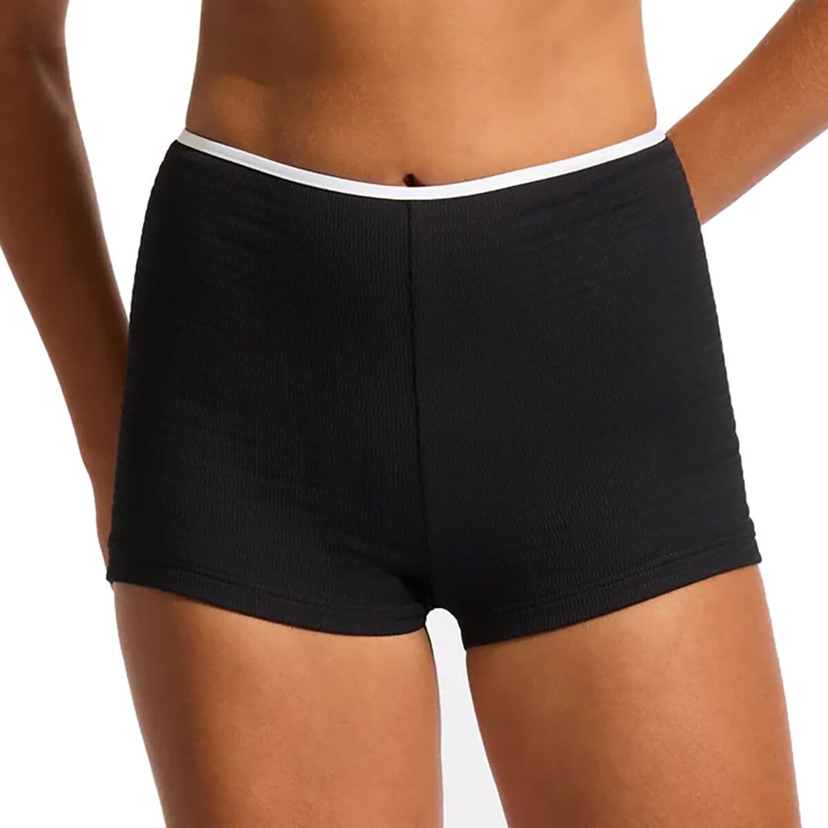 Image of Seafolly Boyleg Pant - Women's Black, 4