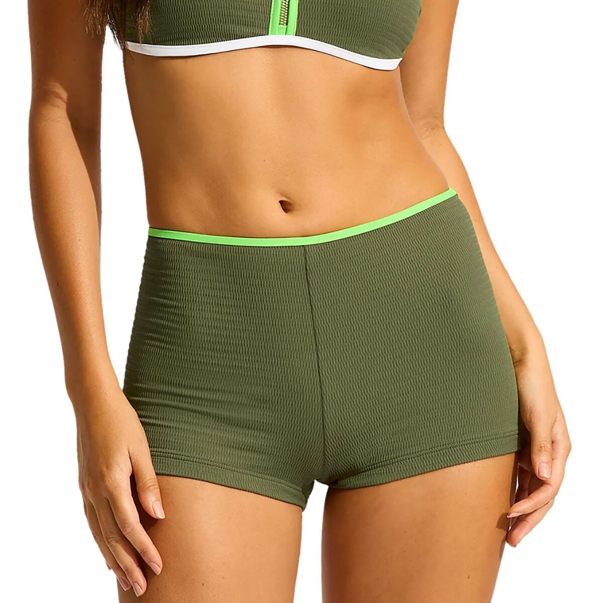 Seafolly Boyleg Pant - Women's Khaki, 6