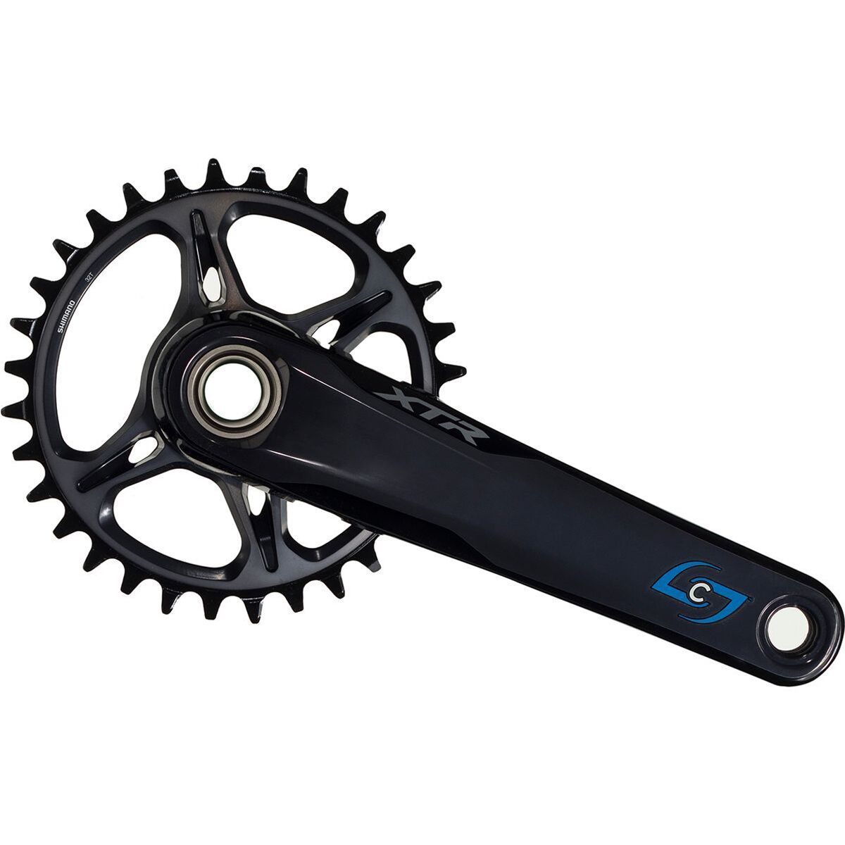 Image of Stages Cycling Shimano XTR M9120 Gen 3 R Power Meter Crank Arm Stealth Grey, 175mm