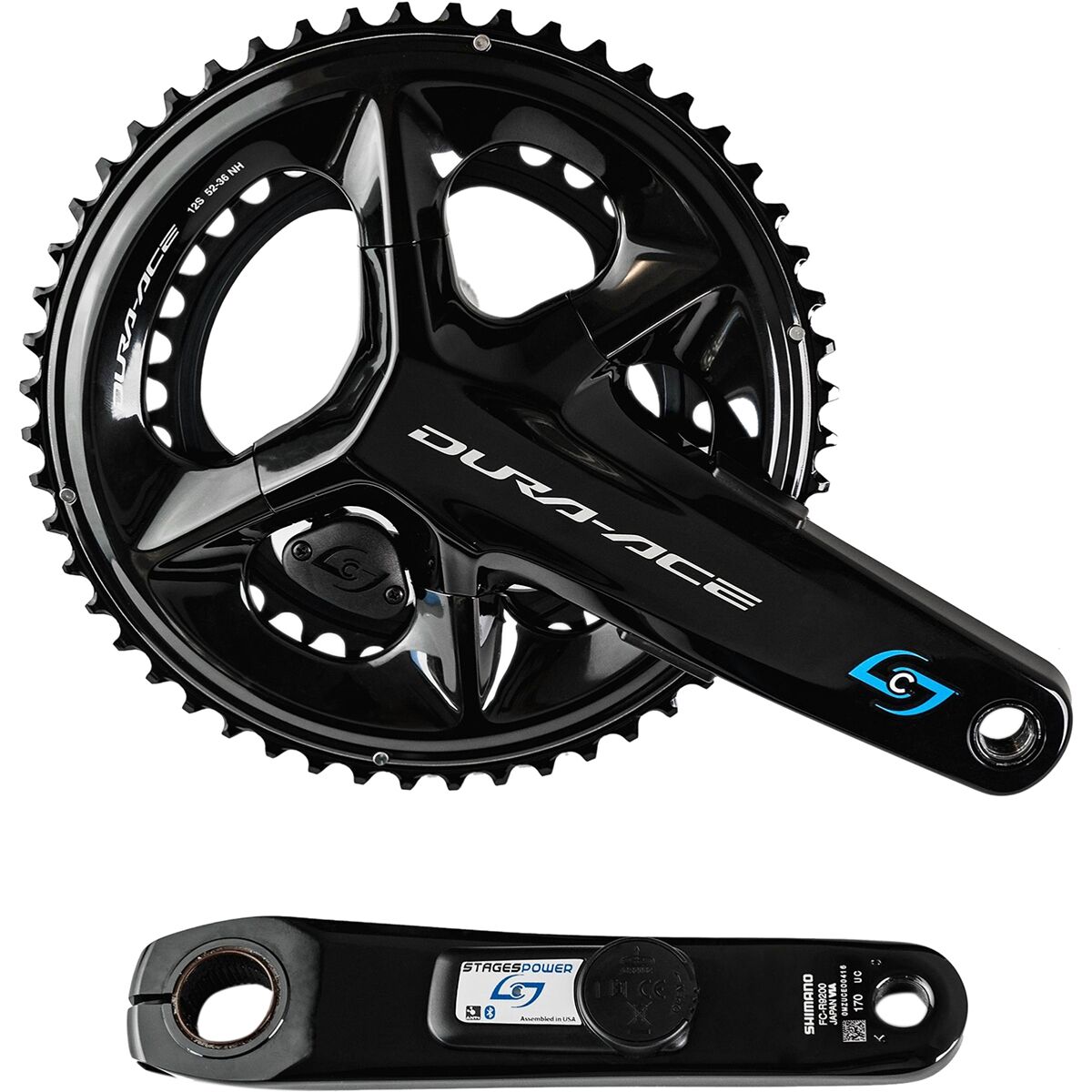 Stages Cycling Shimano Dura-Ace R9200 Gen 3 Dual-Sided Power Meter Crankset